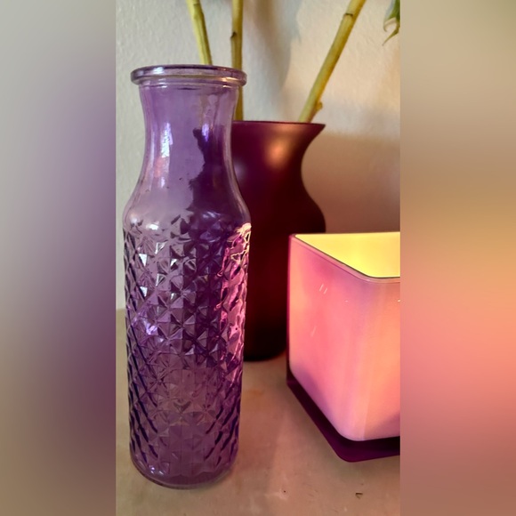 Teleflora square purple/Lavender vase and/or planter. 4.75” - Picture 11 of 16